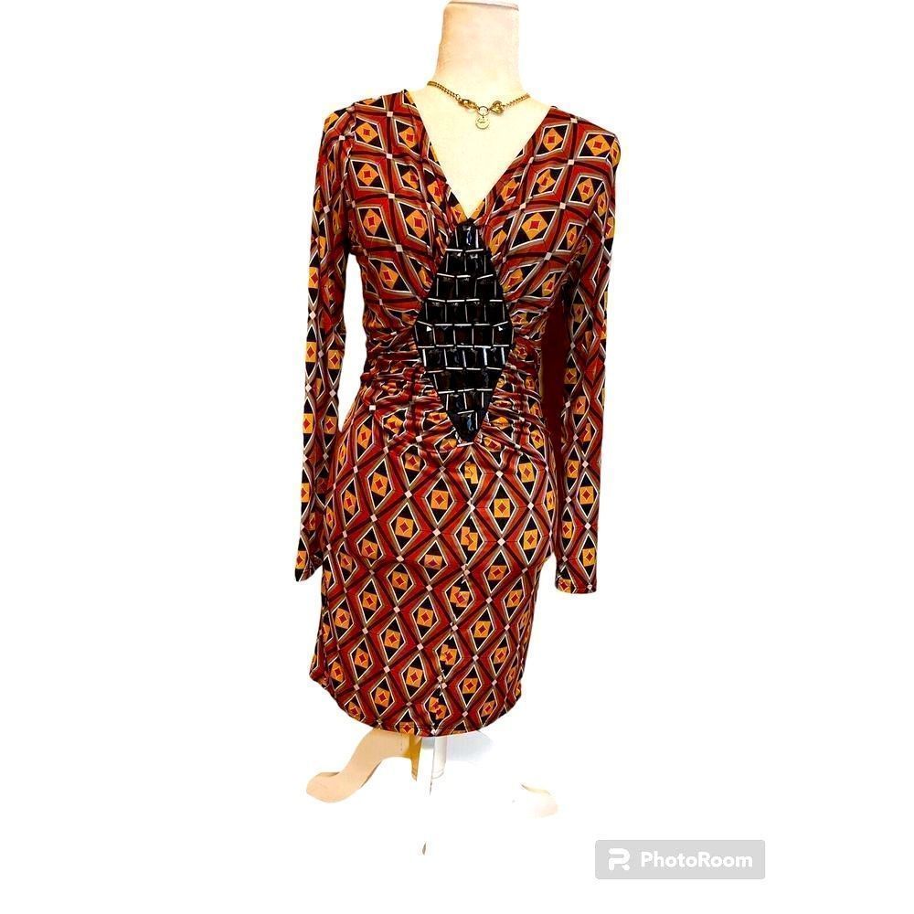 Va Va Voom Women Swarovski stone Multicolor Cocktail Dress M ( Medium)